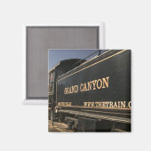 USA, Arizona, Williams: Grand Canyon Railroad Magnet (Vorderseite/Rückseite)