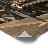 USA, Arizona, Williams: Grand Canyon Railroad Poster (Ecke)