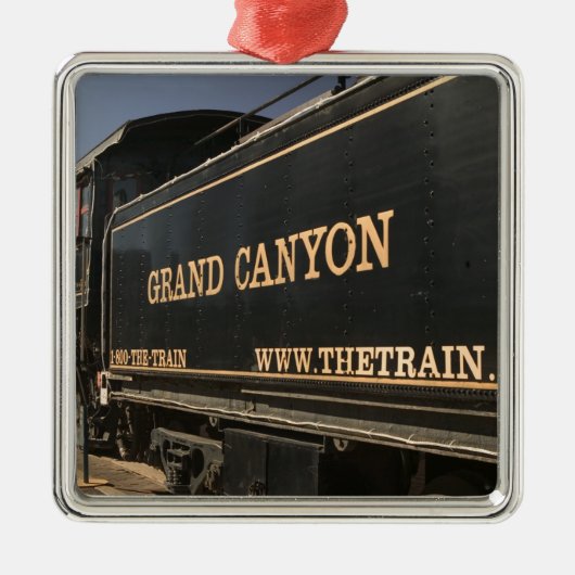USA, Arizona, Williams: Grand- Canyoneisenbahn Ornament Aus Metall (Vorne)