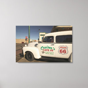 USA, Arizona, Williams: Kreuzer-Café 66 alt Leinwanddruck