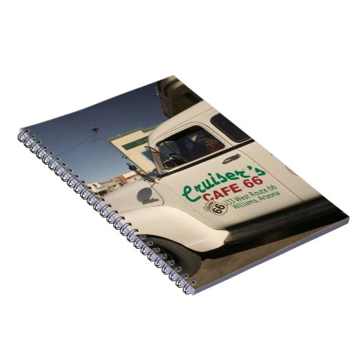 USA, Arizona, Williams: Kreuzer-Café 66 alt Notizblock (Rechte Seite)