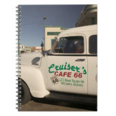 USA, Arizona, Williams: Kreuzer-Café 66 alt Notizblock (Vorderseite)