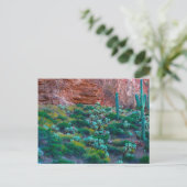 USA, Arizona. Wüste Flora Postkarte (Stehend Vorderseite)