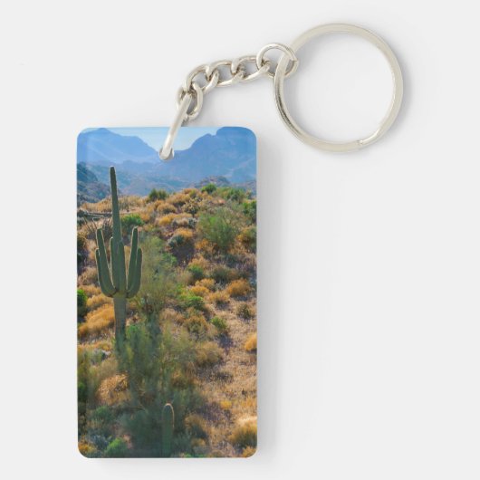 USA, Arizona. Wüstenansicht Schlüsselanhänger (Rückseite)