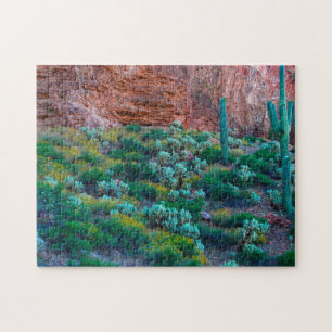 USA, Arizona. Wüstenflora Puzzle