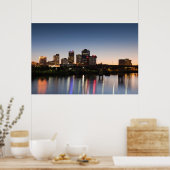 USA, Arkansas, Little Rock, City Skyline Poster (Küche)