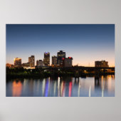 USA, Arkansas, Little Rock, City Skyline Poster (Vorne)