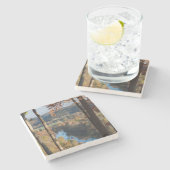 USA, Arkansas, War Eagle, Hobbs Staat Park Steinuntersetzer (Seitenansicht)