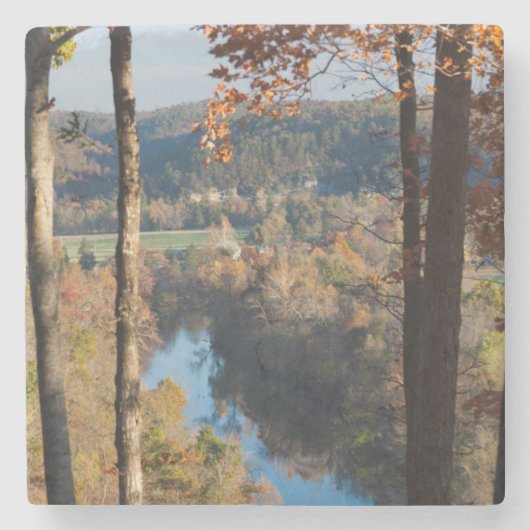 USA, Arkansas, War Eagle, Hobbs Staat Park Steinuntersetzer (Vorderseite)