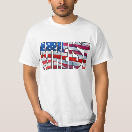USA ATHEIST - T-Shirt (Vorderseite)