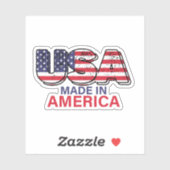 USA AUFKLEBER (Blatt)