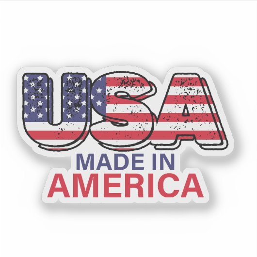 USA AUFKLEBER (Vorderseite)