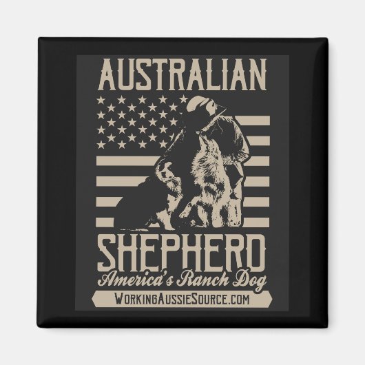 USA Aussie Magnet (Vorne)