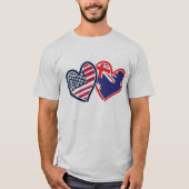 USA Australien Liebe T-Shirt (Vorderseite)