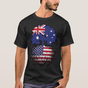 USA - Australisches Treots-Flag T-Shirt
