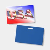 USA AUSWEIS (Vorder- & Rückseite)