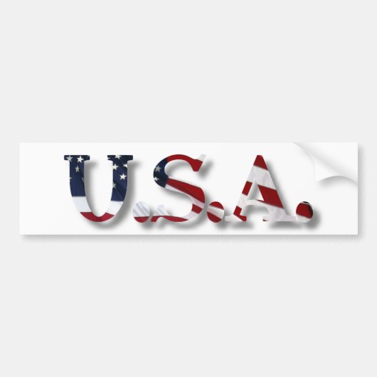 USA AUTOAUFKLEBER (Vorne)