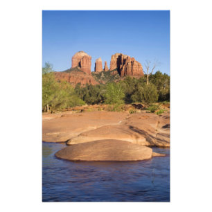 USA, AZ, Cathedral Rocks bei Red Rock Crossing Fotodruck