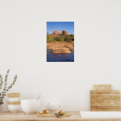USA, AZ, Kathedrale Rocks bei Red Rock Crossing Poster (Küche)