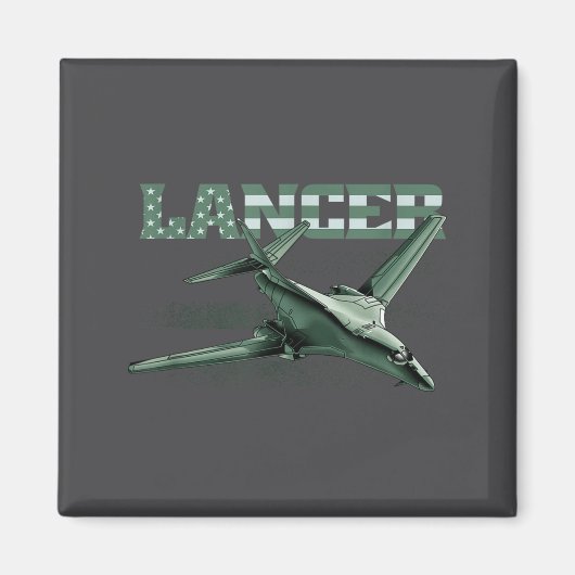 Usa B1 Lancer Militärjet Bomber Flugzeug  Magnet (Vorne)