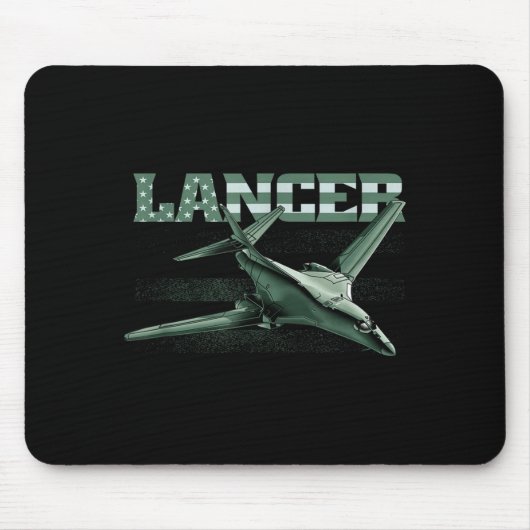 USA B1 Lancer Militärjet Bomber Flugzeug Mousepad (Vorne)