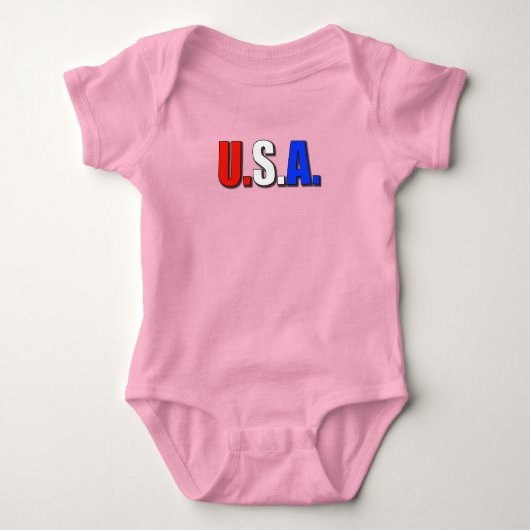 USA BABY STRAMPLER (Vorderseite)