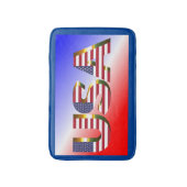 USA BADEMATTE (Vorderseite Vertikal)