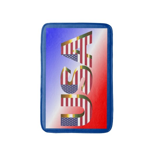 USA BADEMATTE (Vorderseite Vertikal)