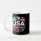 Usa Badminton Kaffeetasse (Links)
