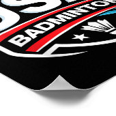 Usa Badminton  Poster (Ecke)
