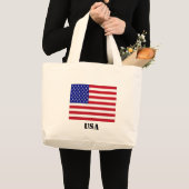 USA Bag Jumbo Stoffbeutel (Vorderseite (Produkt))