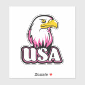 USA Bald Eagle Aufkleber (Blatt)