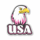 USA Bald Eagle Aufkleber (Vorderseite)