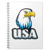 USA Bald Eagle (limitierte Blue Edition) Notizblock (Vorderseite)
