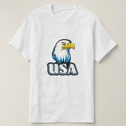 USA Bald Eagle (limitierte Blue Edition) T-Shirt (Design vorne)