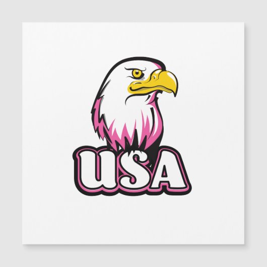 USA Bald Eagle Magnetkarte (Vorderseite)