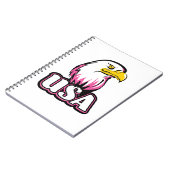 USA Bald Eagle Notizblock (Linke Seite)