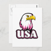 USA Bald Eagle Postkarte (Vorne/Hinten)
