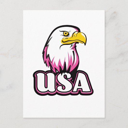 USA Bald Eagle Postkarte (Vorderseite)