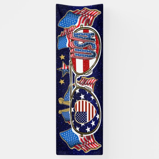 USA BANNER (Vertikal)