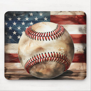 USA Baseball Mouse Pad Mousepad
