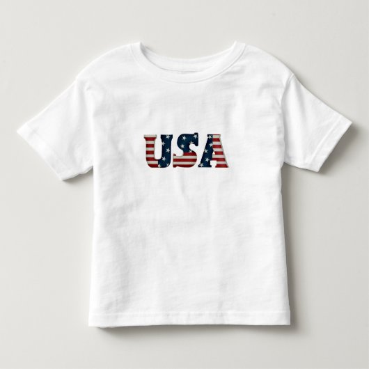 USA Basic T - Shirt für Kleinkinder (Vorderseite)