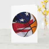USA Basketball Karte (Gelbe Blume)