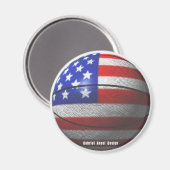 USA Basketball Magnet (Vorderseite/Rückseite)