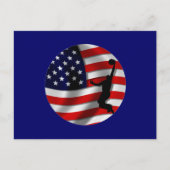 usa Basketball Postkarte (Vorderseite)