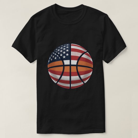 USA Basketball Shirt American Flag Basketball Tee (Design vorne)