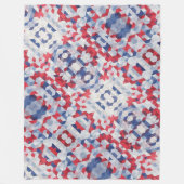 USA Bauhaus Geometrie Art Fleecedecke (Vorderseite)