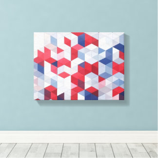 USA Bauhaus Geometrie Art Leinwanddruck