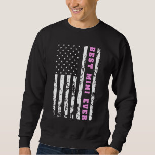 USA beängstigt amerikanische Flagge Mimi Bestes Ge Sweatshirt