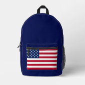 USA BEDRUCKTER RUCKSACK (Vorderseite)